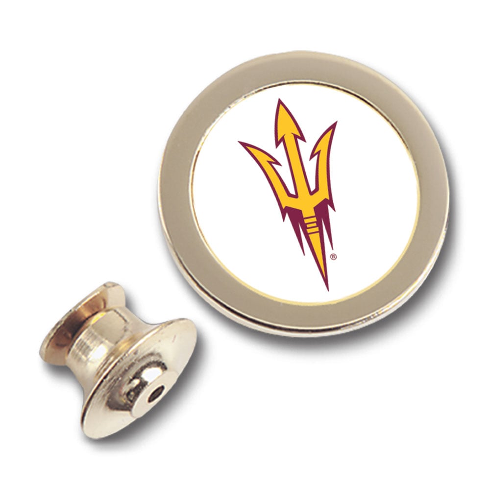 Gold Arizona State Sun Devils Team Logo Lapel Pin