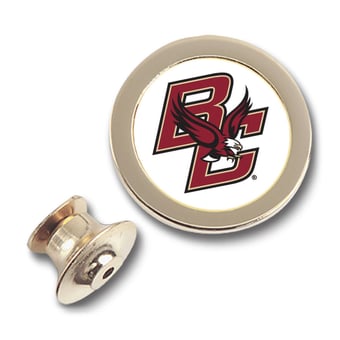 Gold Boston College Eagles Team Logo Lapel Pin