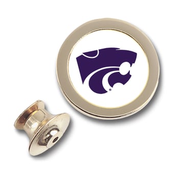 Gold Kansas State Wildcats Team Logo Lapel Pin