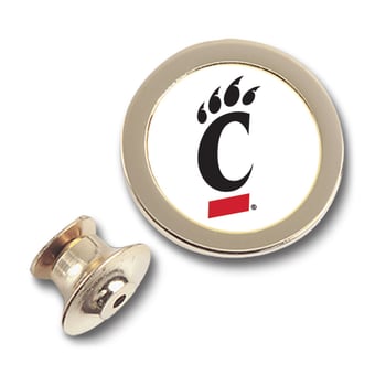 Gold Cincinnati Bearcats Team Logo Lapel Pin