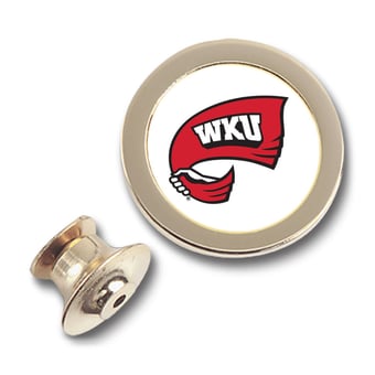 Gold Western Kentucky Hilltoppers Team Logo Lapel Pin