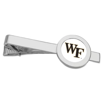 Silver Wake Forest Demon Deacons Team Logo Tie Bar