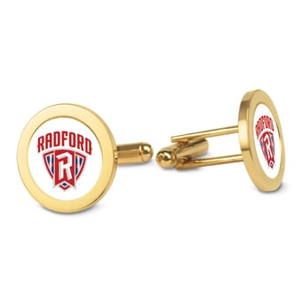 Gold Radford Highlanders Logo Cufflinks