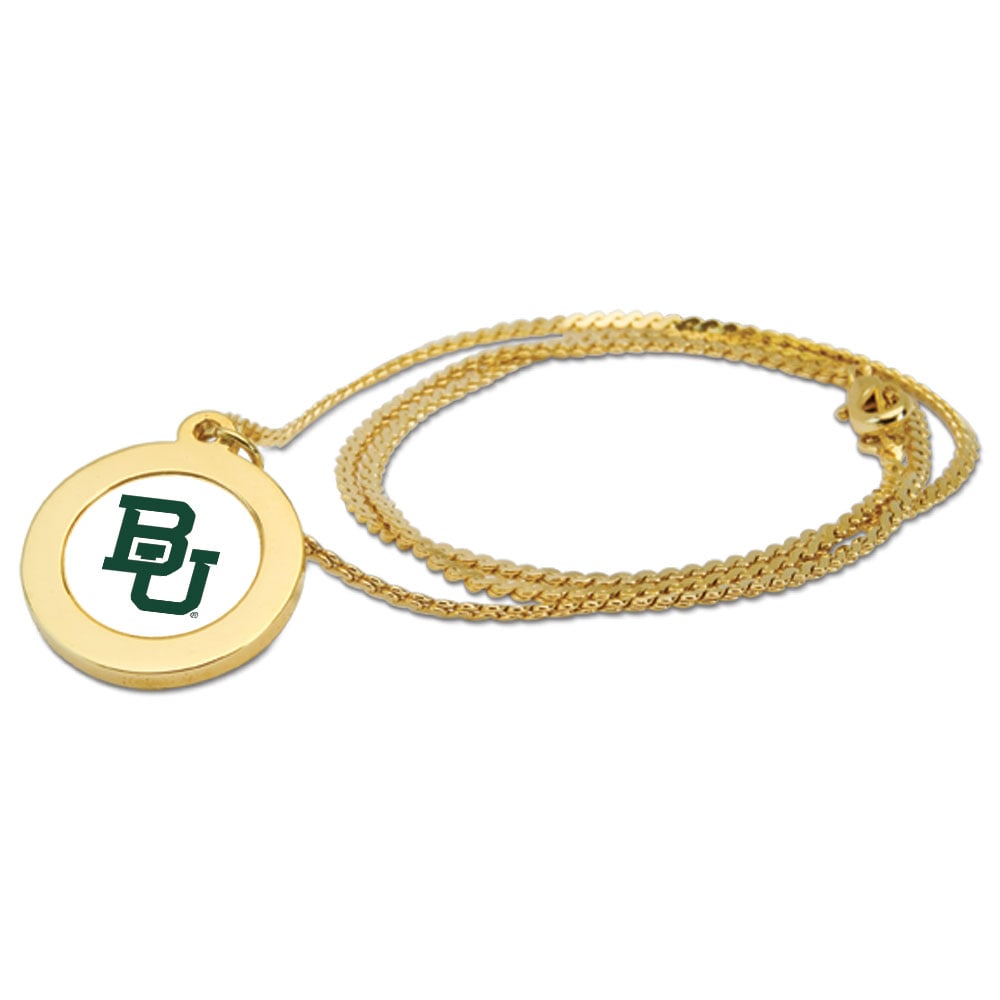 Women's Gold Baylor Bears Logo Pendant Necklace