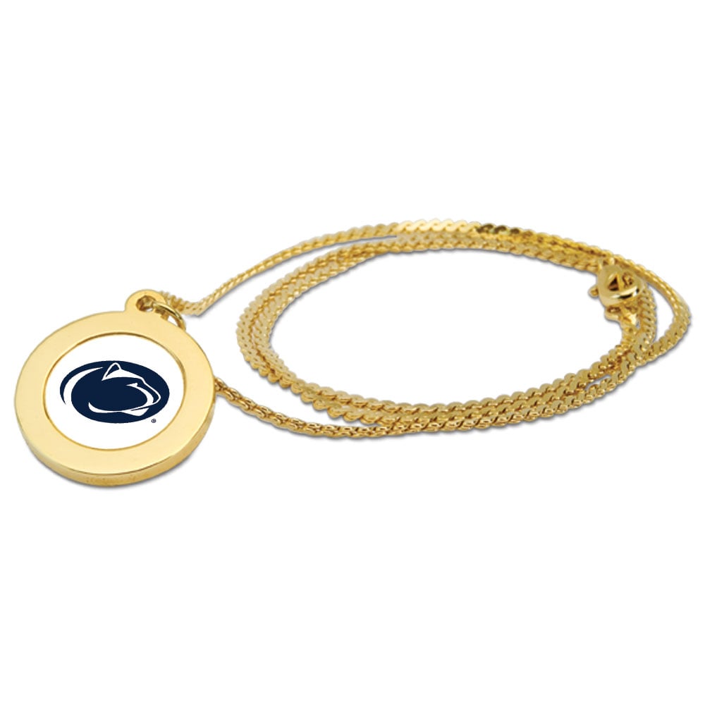 Women's Gold Penn State Nittany Lions Logo Pendant Necklace