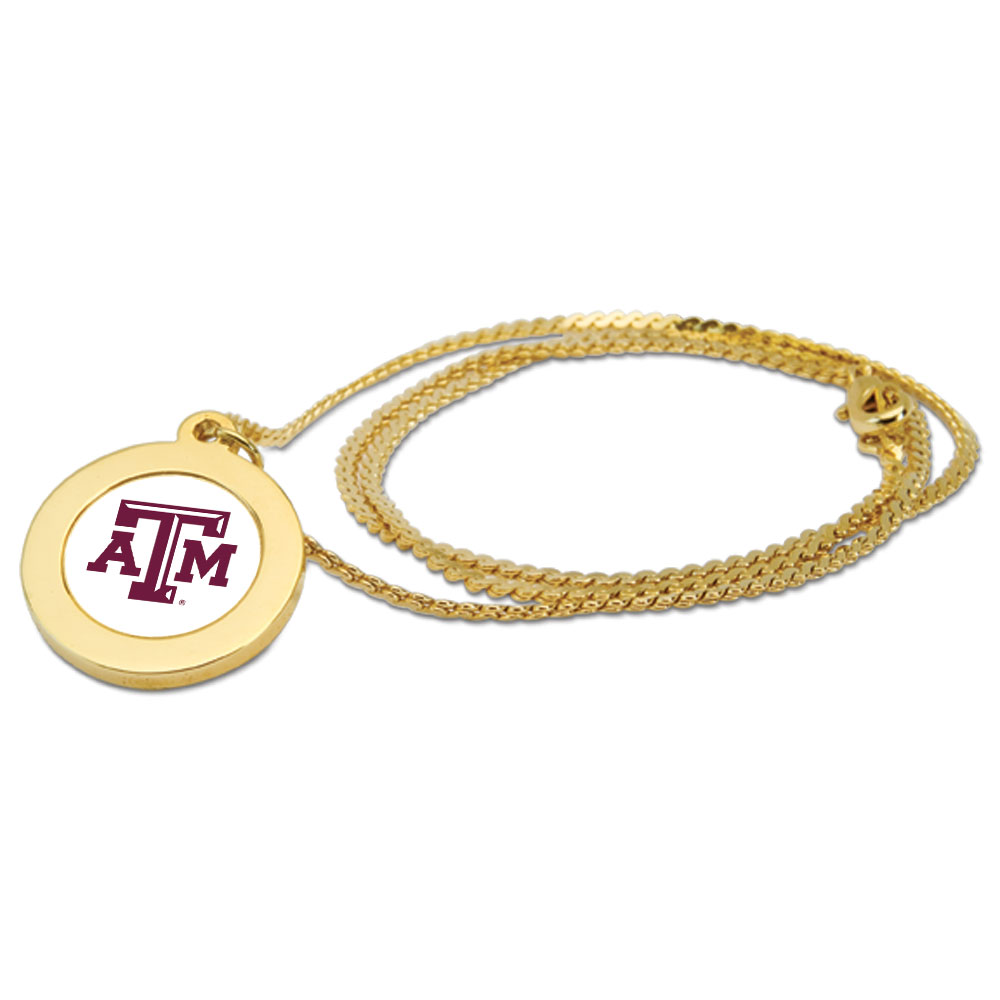 Women's Gold Texas A&M Aggies Logo Pendant Necklace