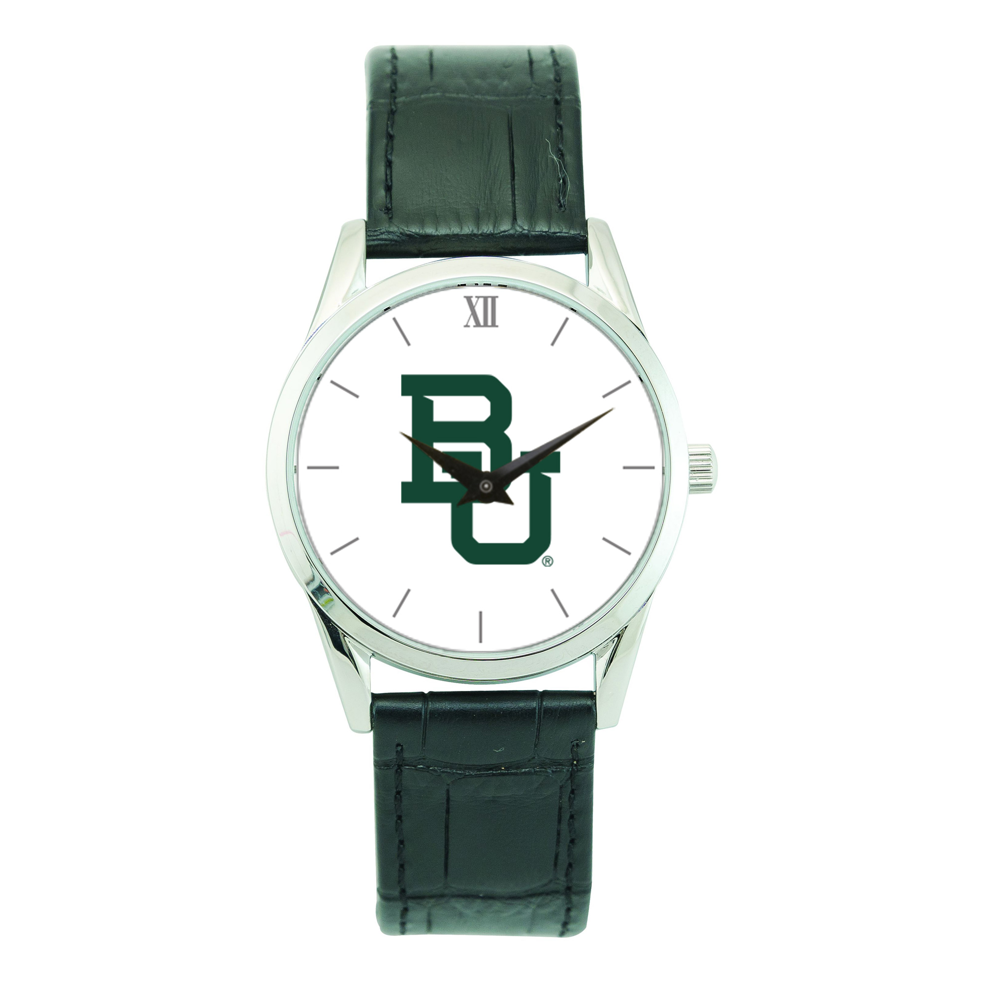 Unisex Silver Baylor Bears Stainless Steel Wristwatch