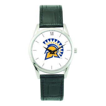 Unisex Silver San Jose State Spartans Stainless Steel Wristwatch