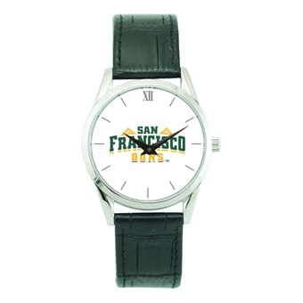 Unisex Silver San Francisco Dons Stainless Steel Wristwatch