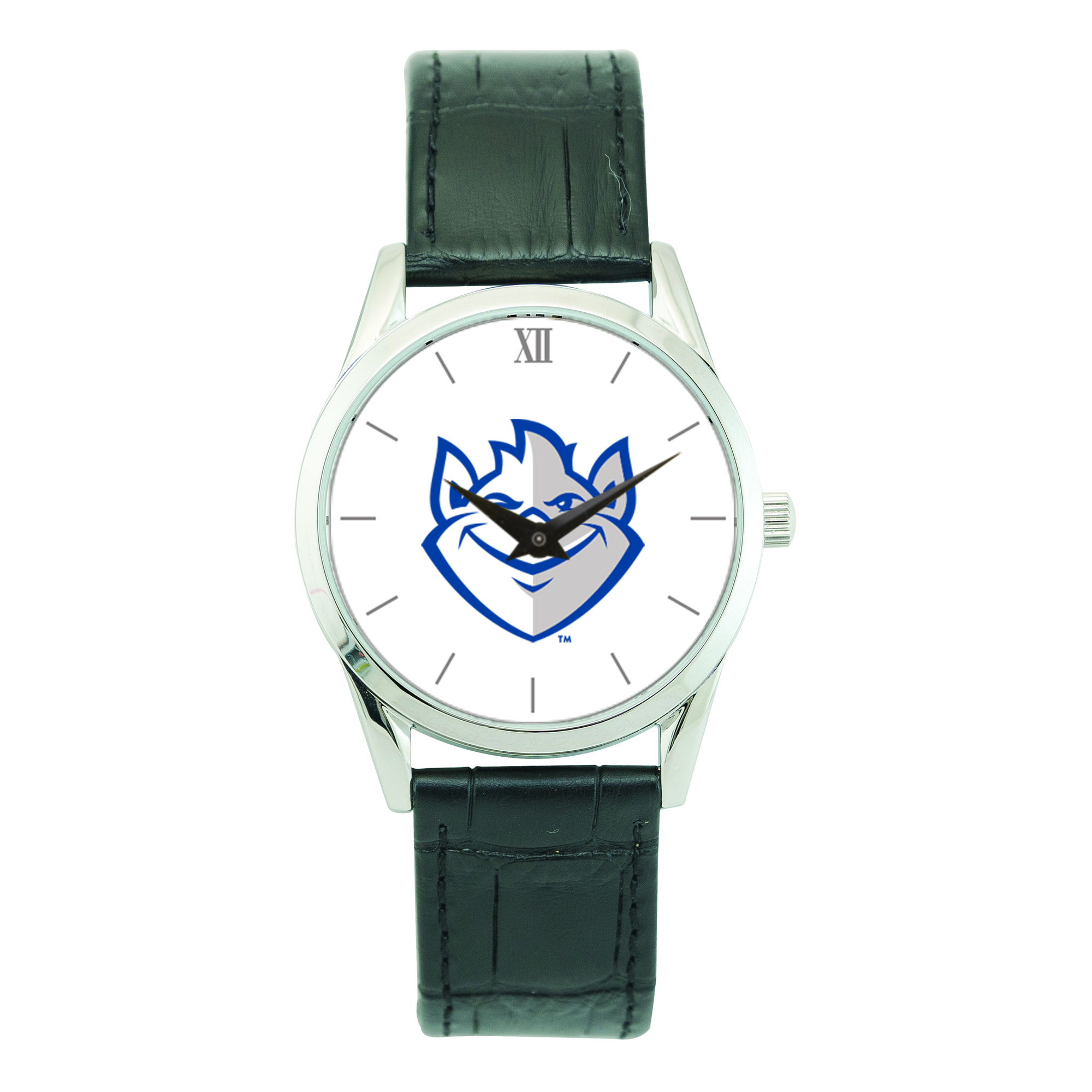 Unisex Silver Saint Louis Billikens Stainless Steel Wristwatch