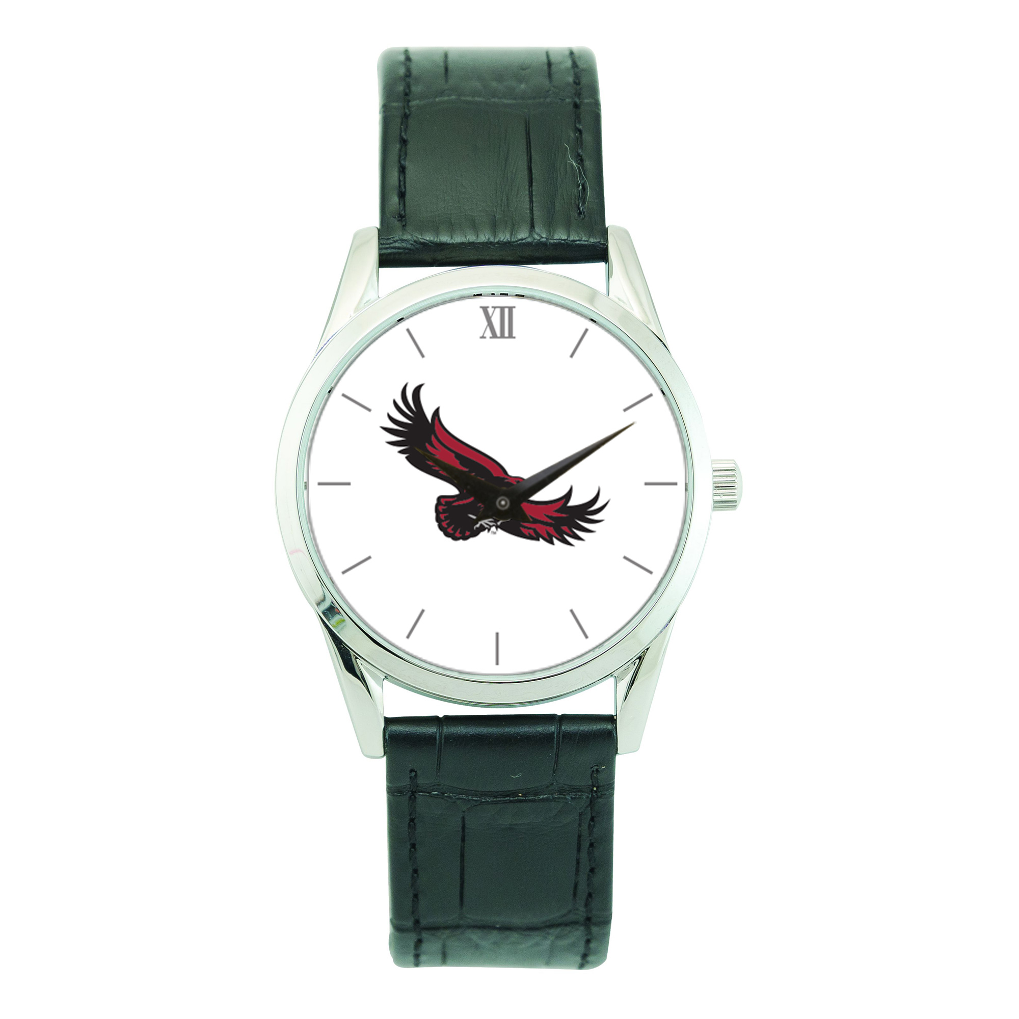 Unisex Silver Saint Joseph's Hawks Stainless Steel Wristwatch