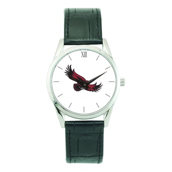 Unisex Silver Saint Joseph's Hawks Stainless Steel Wristwatch