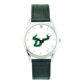 Unisex Silver South Florida Bulls Stainless Steel Wristwatch