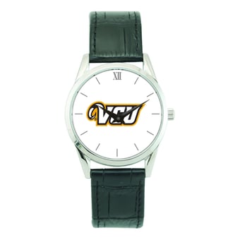 Unisex Silver VCU Rams Stainless Steel Wristwatch