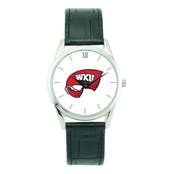 Unisex Silver Western Kentucky Hilltoppers Stainless Steel Wristwatch