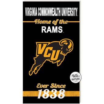 VCU Rams 11" x 20" Indoor/Outdoor Home Of The Sign