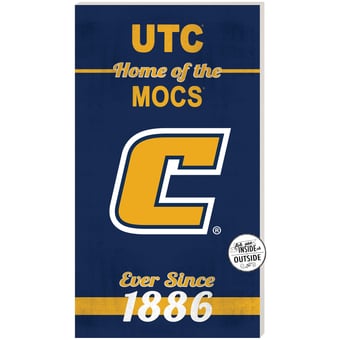 Tennessee Chattanooga Mocs 11" x 20" Indoor/Outdoor Home Of The Sign