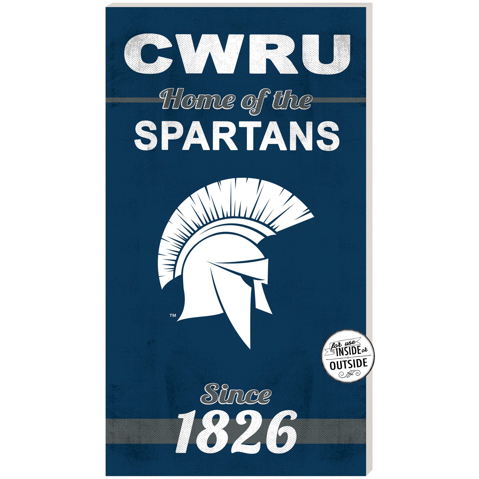 Case Western Reserve University 11" x 20" Indoor/Outdoor Home Of The Sign