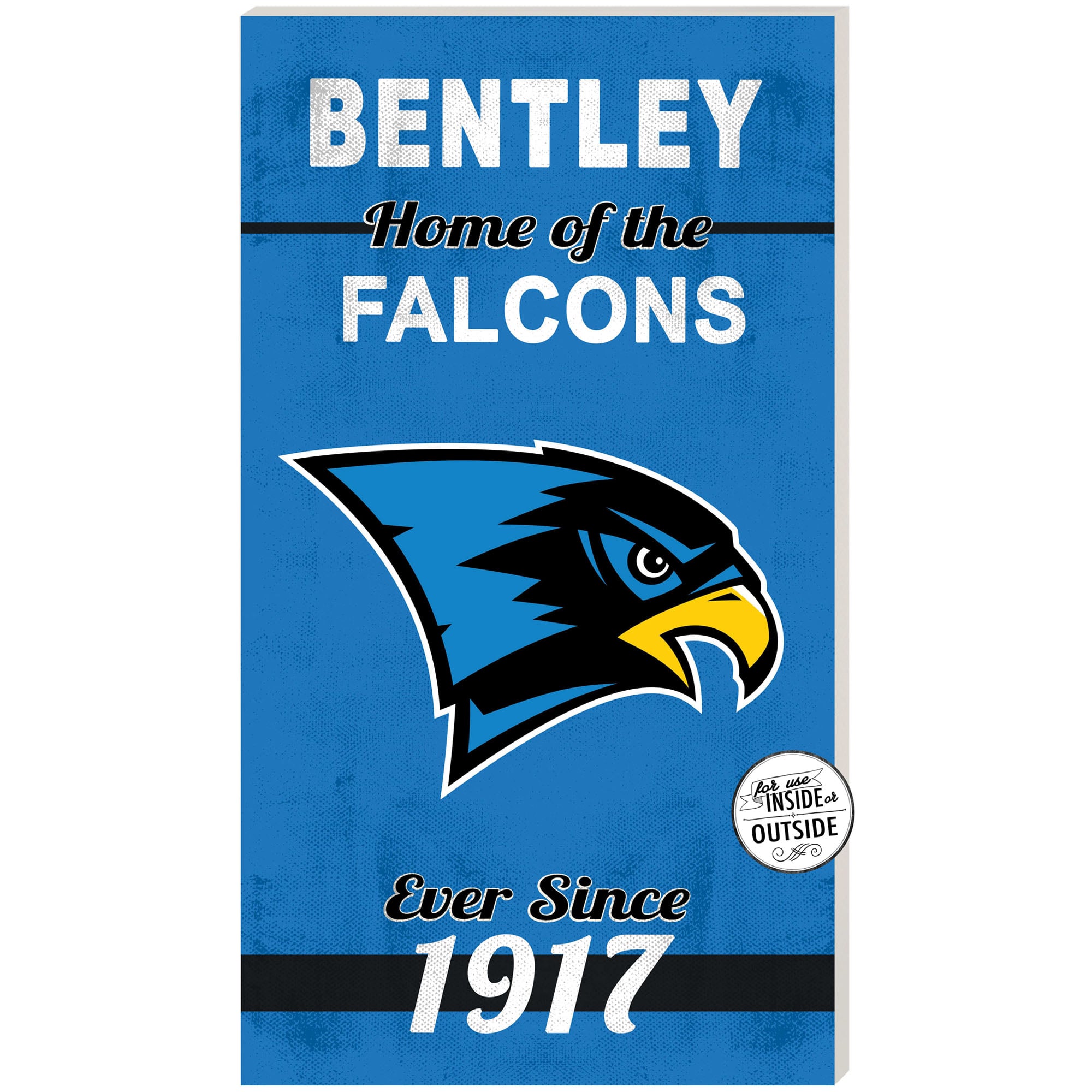 Bentley Falcons 11" x 20" Indoor/Outdoor Home Of The Sign