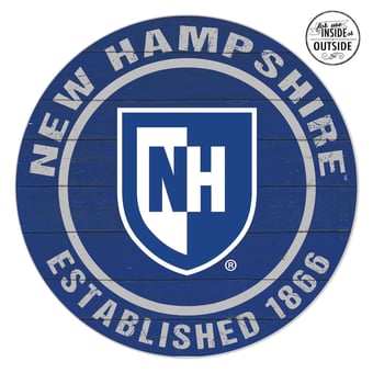 New Hampshire Wildcats 20" x 20" Indoor/Outdoor Circle Sign