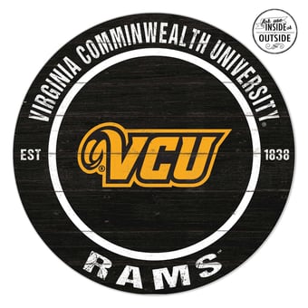 VCU Rams 20" x 20" Indoor/Outdoor Circle Sign