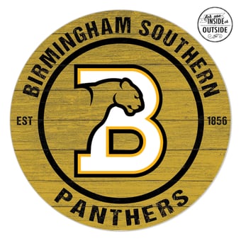 Birmingham-Southern Panthers 20" x 20" Indoor/Outdoor Circle Sign