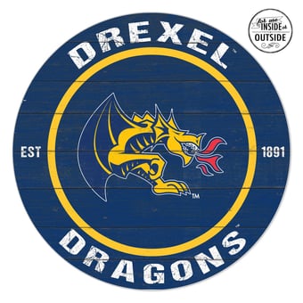 Drexel Dragons 20" x 20" Indoor/Outdoor Circle Sign