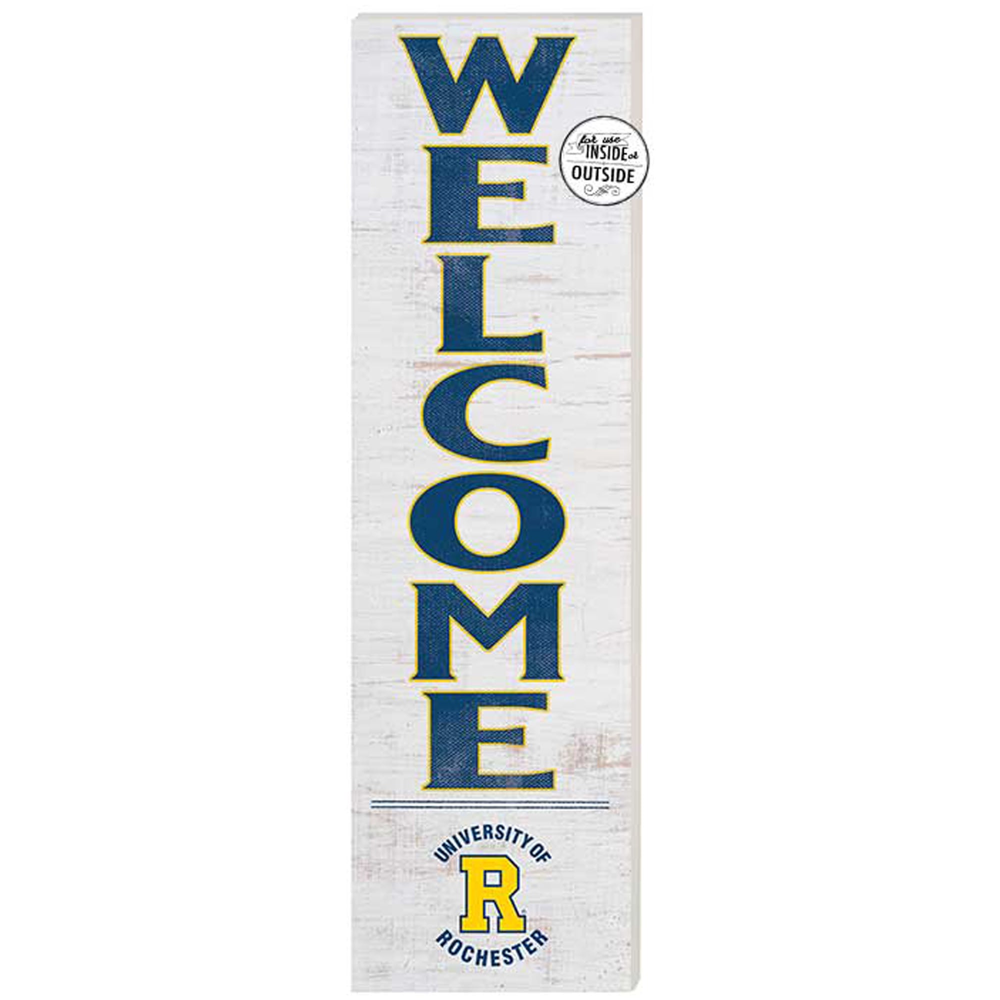 Rochester Yellow Jackets 10'' x 35'' Indoor/Outdoor Welcome Sign