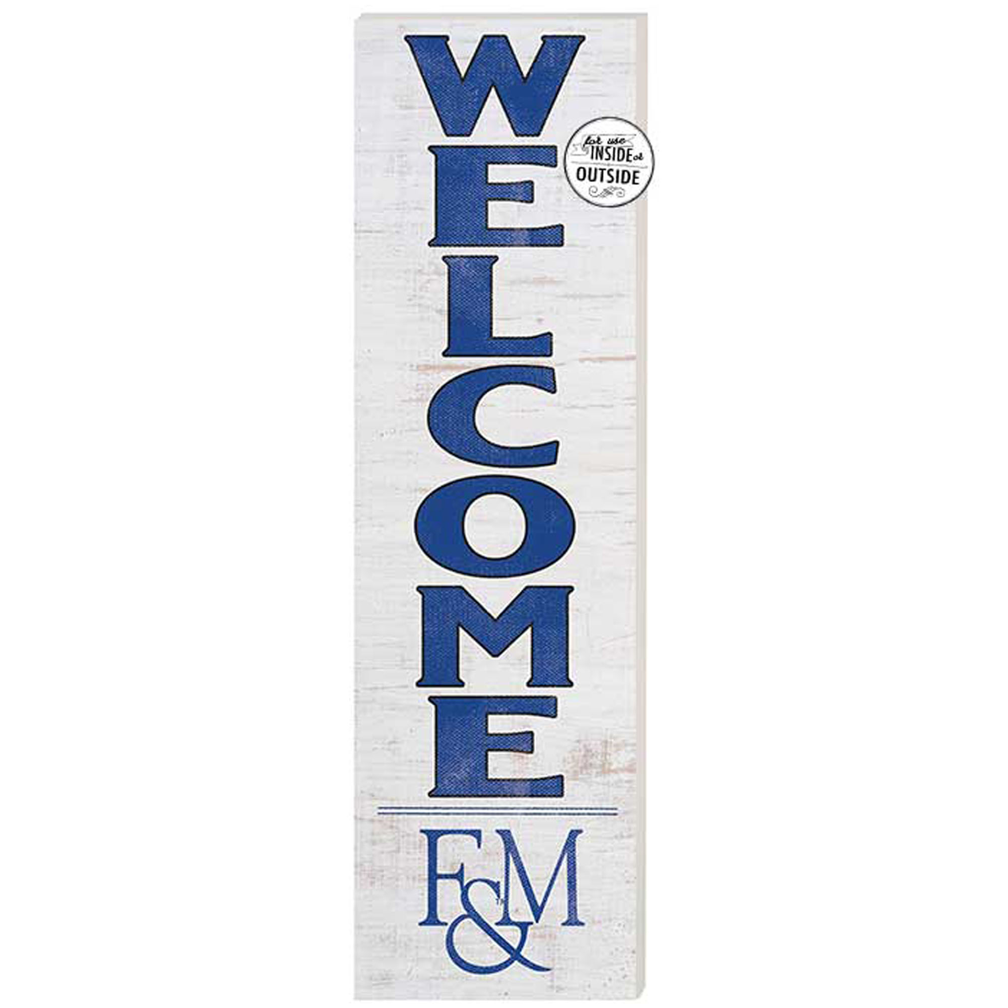 Franklin & Marshall Diplomats 10'' x 35'' Indoor/Outdoor Welcome Sign