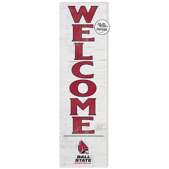 Ball State Cardinals 10'' x 35'' Indoor/Outdoor Welcome Sign