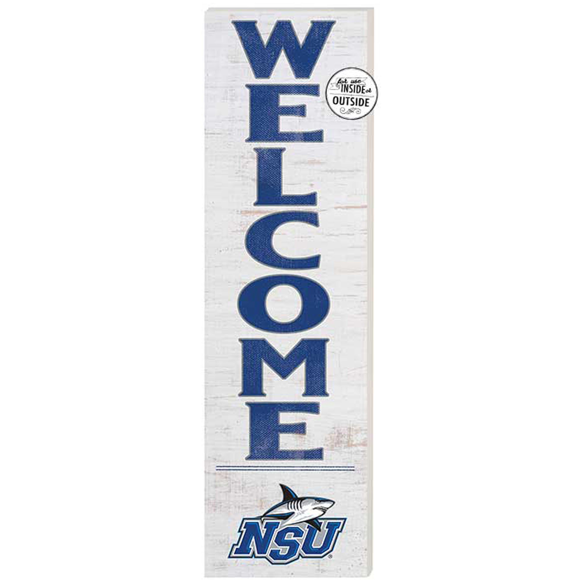 Nova Southeastern Sharks 10'' x 35'' Indoor/Outdoor Welcome Sign