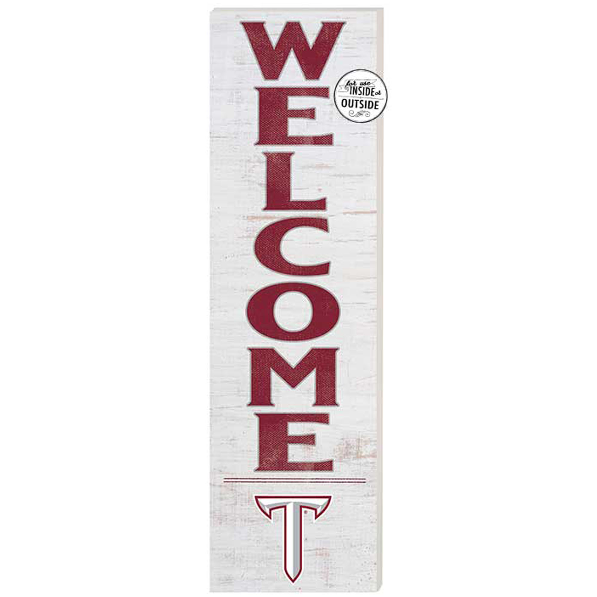 Troy University Trojans 10'' x 35'' Indoor/Outdoor Welcome Sign