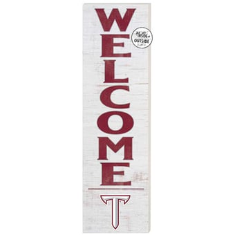 Troy University Trojans 10'' x 35'' Indoor/Outdoor Welcome Sign
