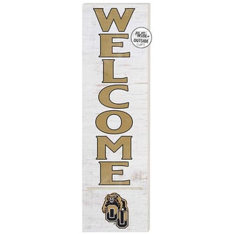 Oakland Golden Grizzlies 10'' x 35'' Indoor/Outdoor Welcome Sign