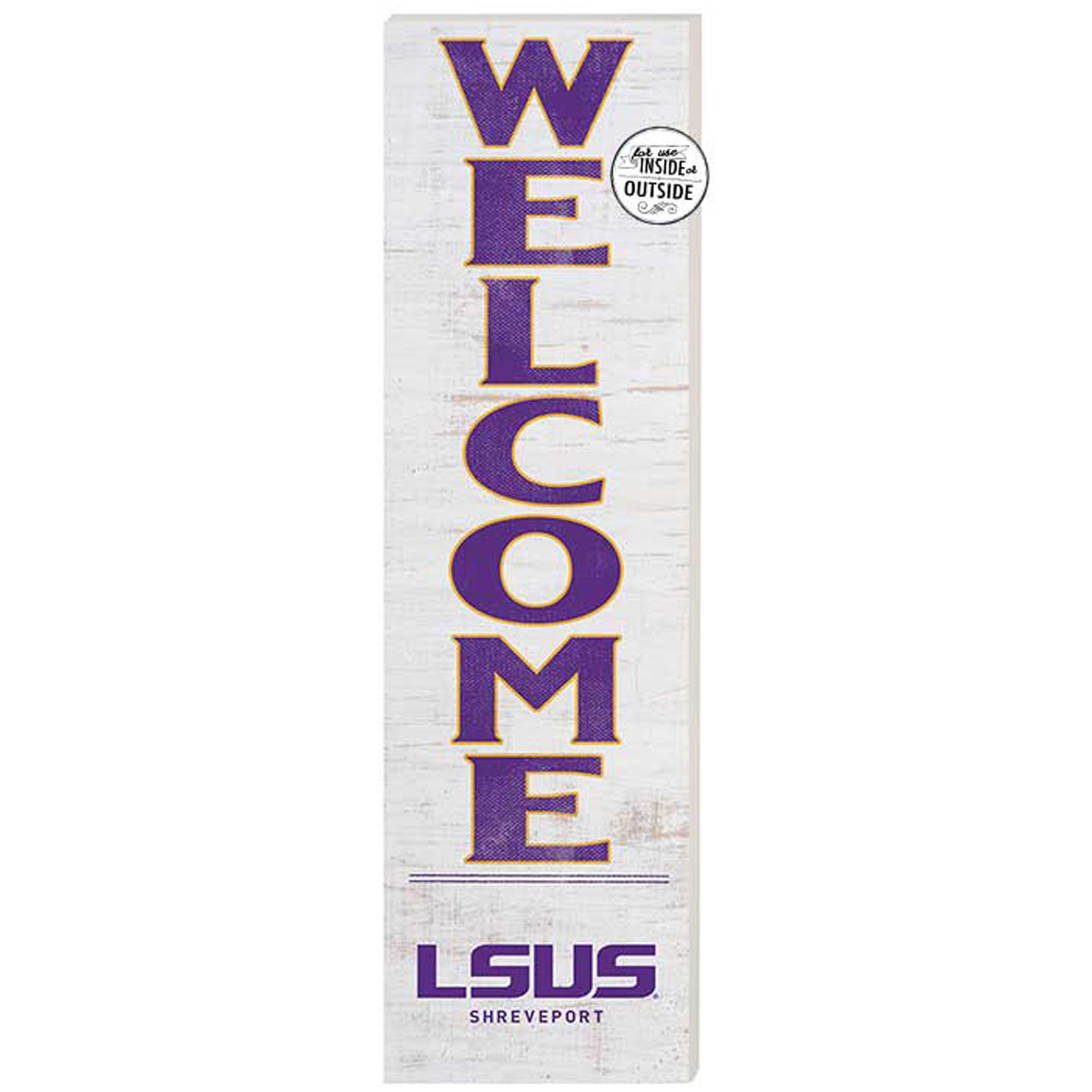 LSU Shreveport Pilots 10'' x 35'' Indoor/Outdoor Welcome Sign