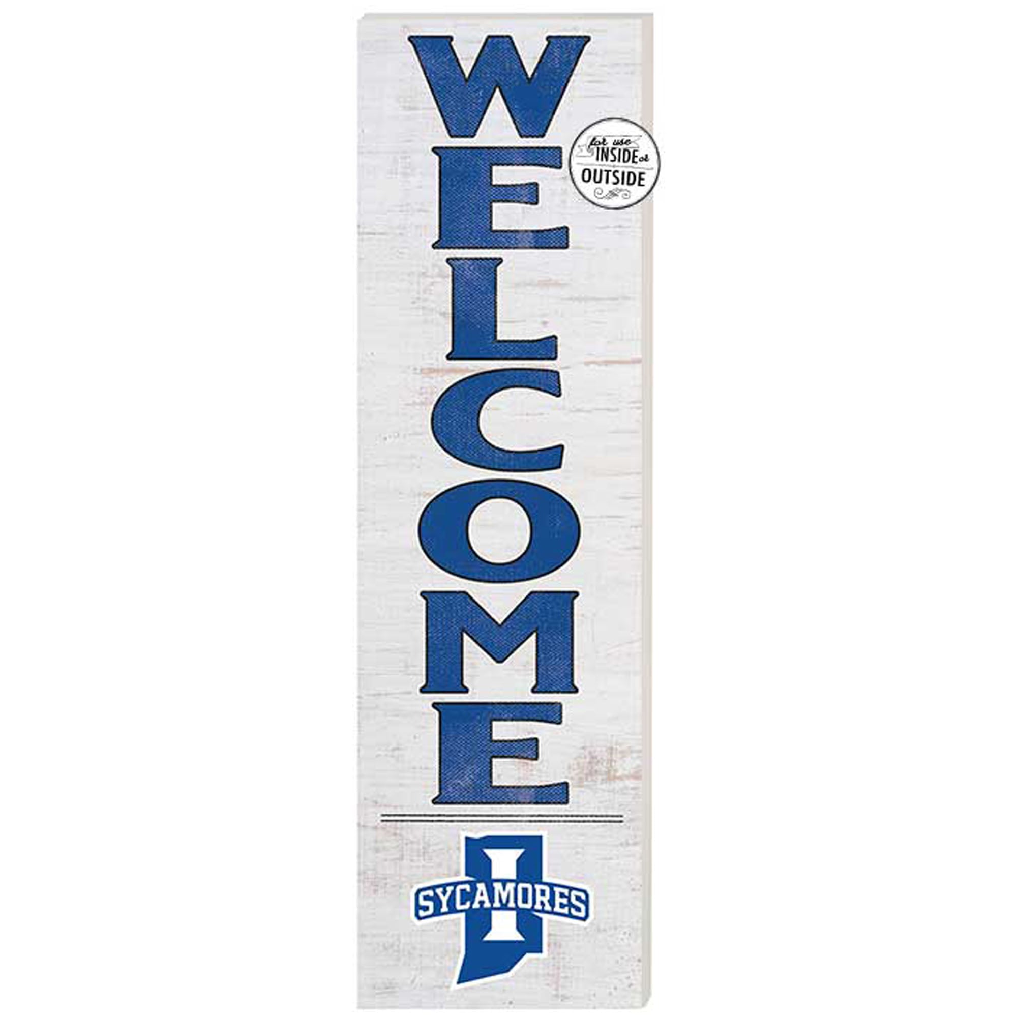 Indiana State Sycamores 10'' x 35'' Indoor/Outdoor Welcome Sign