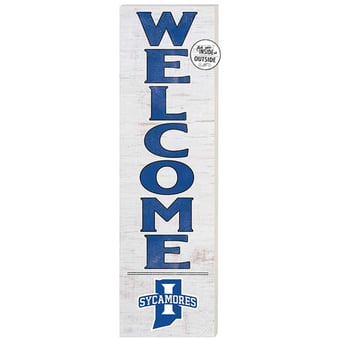 Indiana State Sycamores 10'' x 35'' Indoor/Outdoor Welcome Sign
