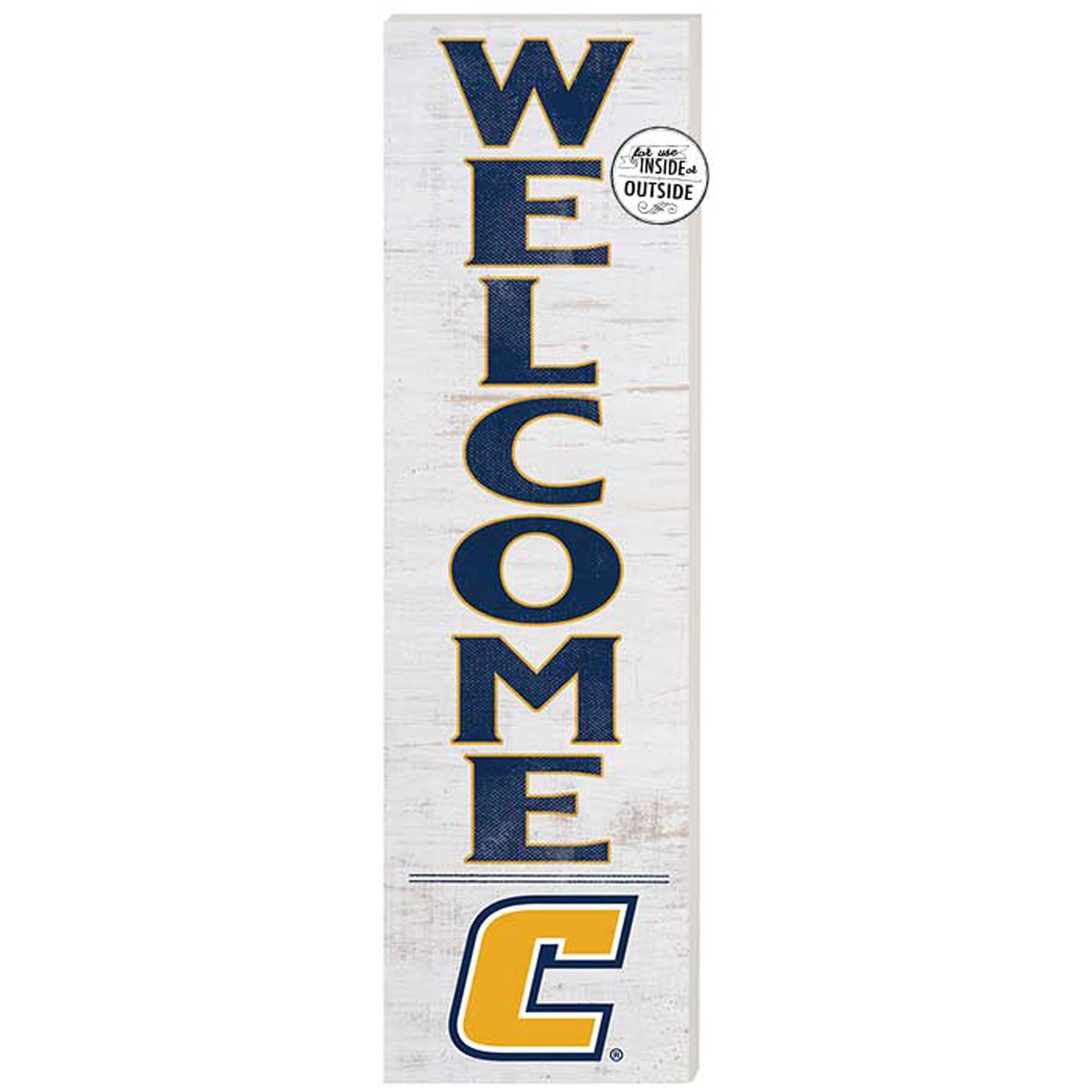 Tennessee Chattanooga Mocs 10'' x 35'' Indoor/Outdoor Welcome Sign