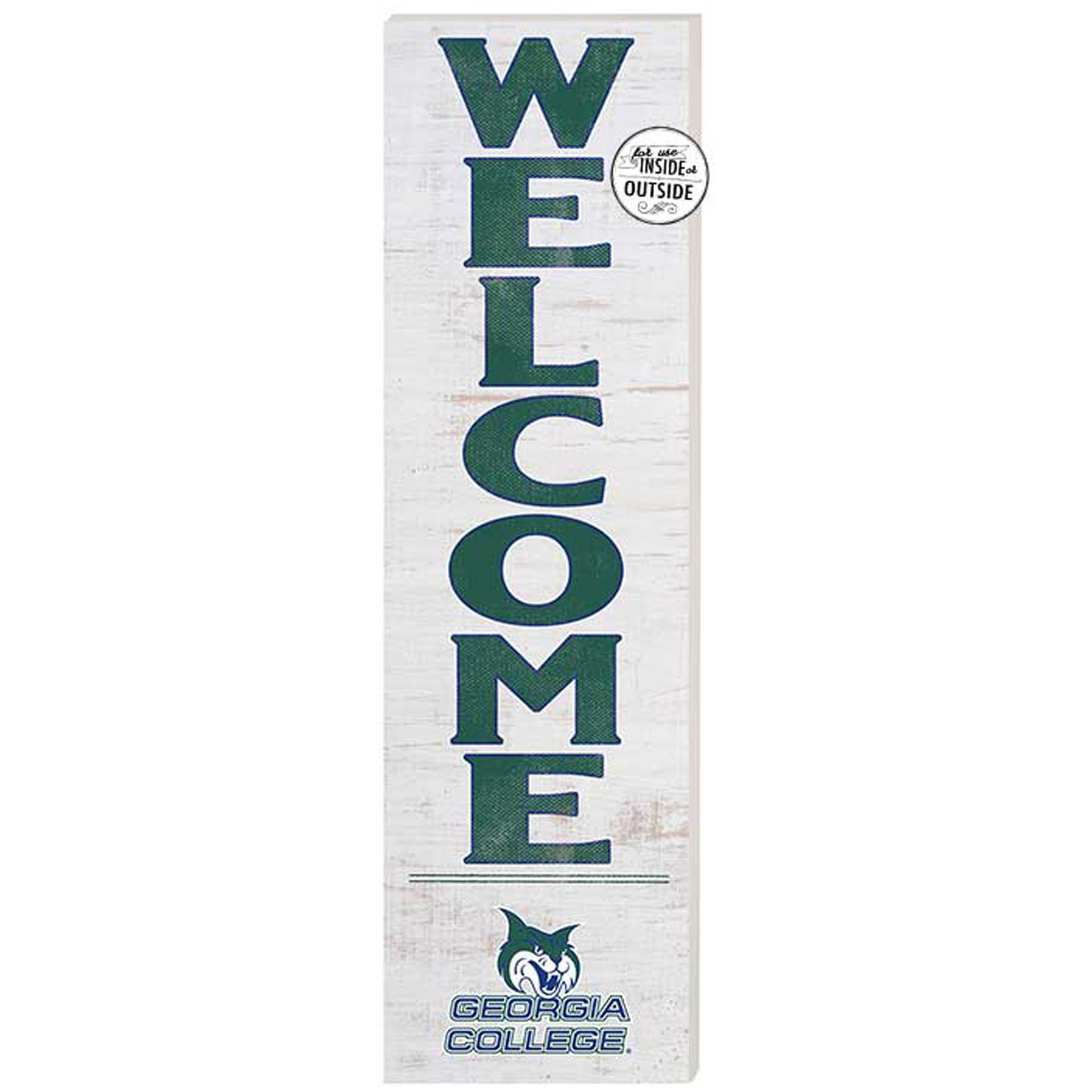 Georgia College Bobcats 10'' x 35'' Indoor/Outdoor Welcome Sign