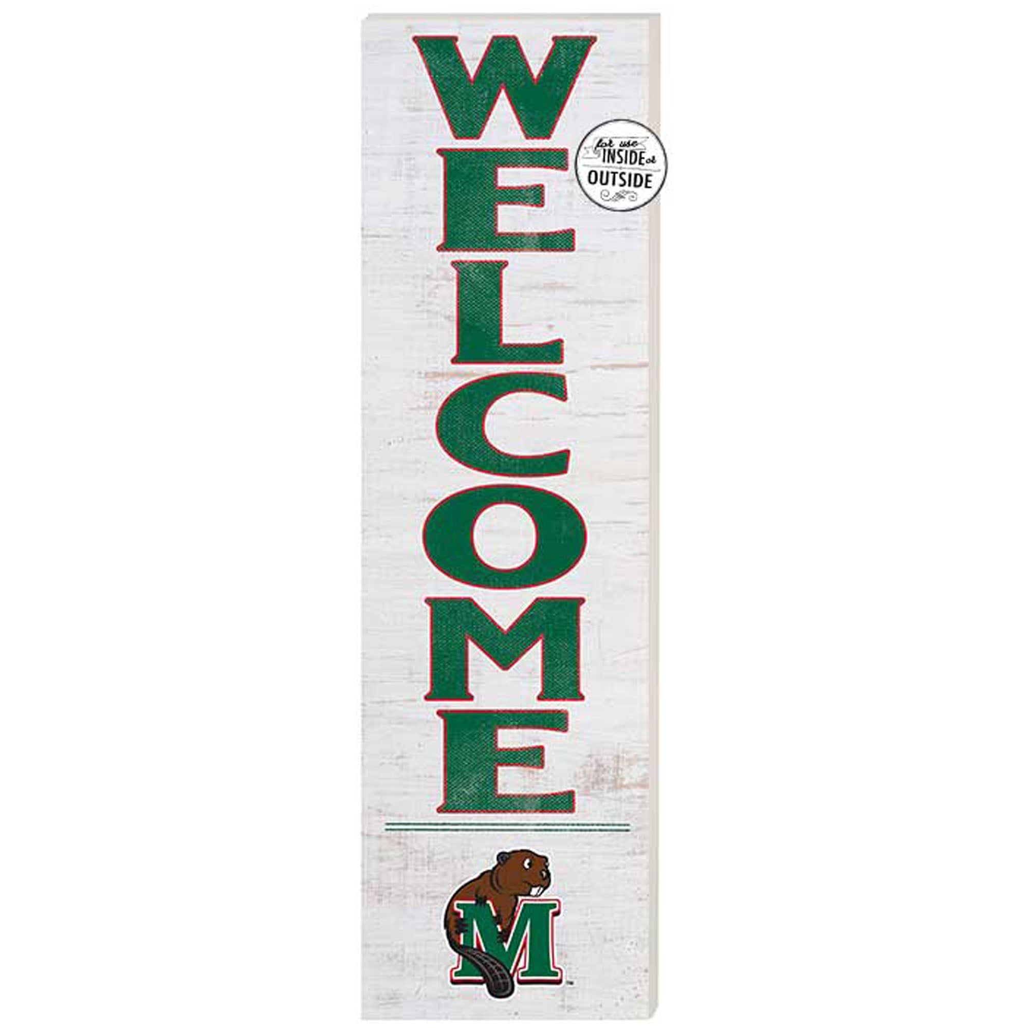 Minot State Beavers 10'' x 35'' Indoor/Outdoor Welcome Sign