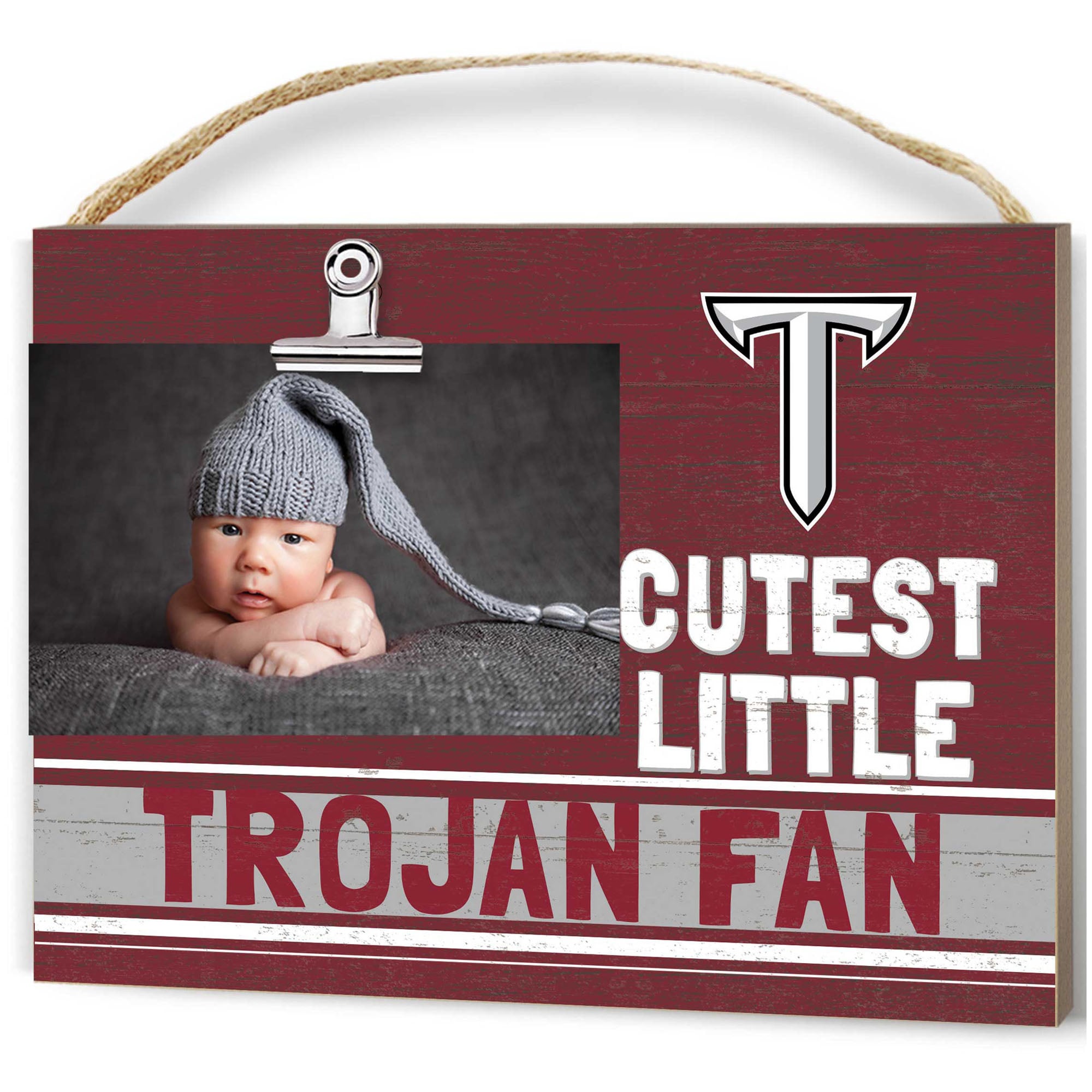 Troy University Trojans 8" x 10" Cutest Little Team Logo Clip Photo Frame