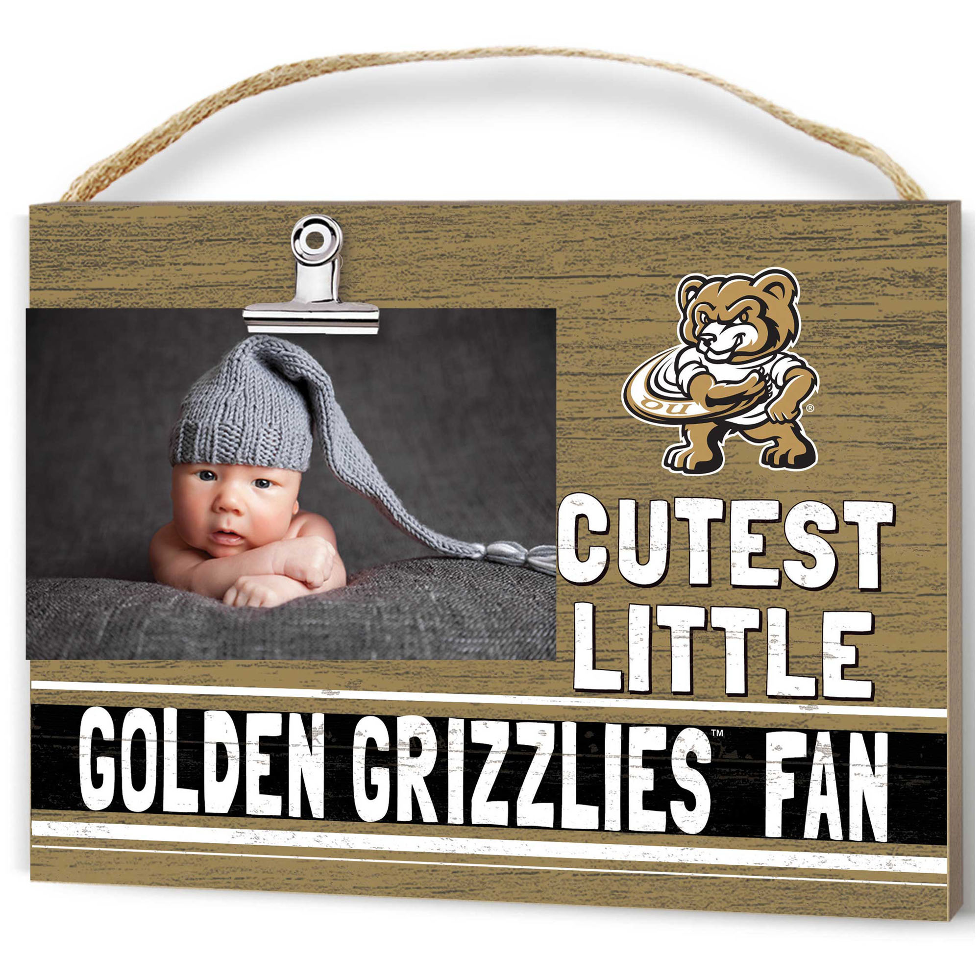 Oakland Golden Grizzlies 8" x 10" Cutest Little Team Logo Clip Photo Frame