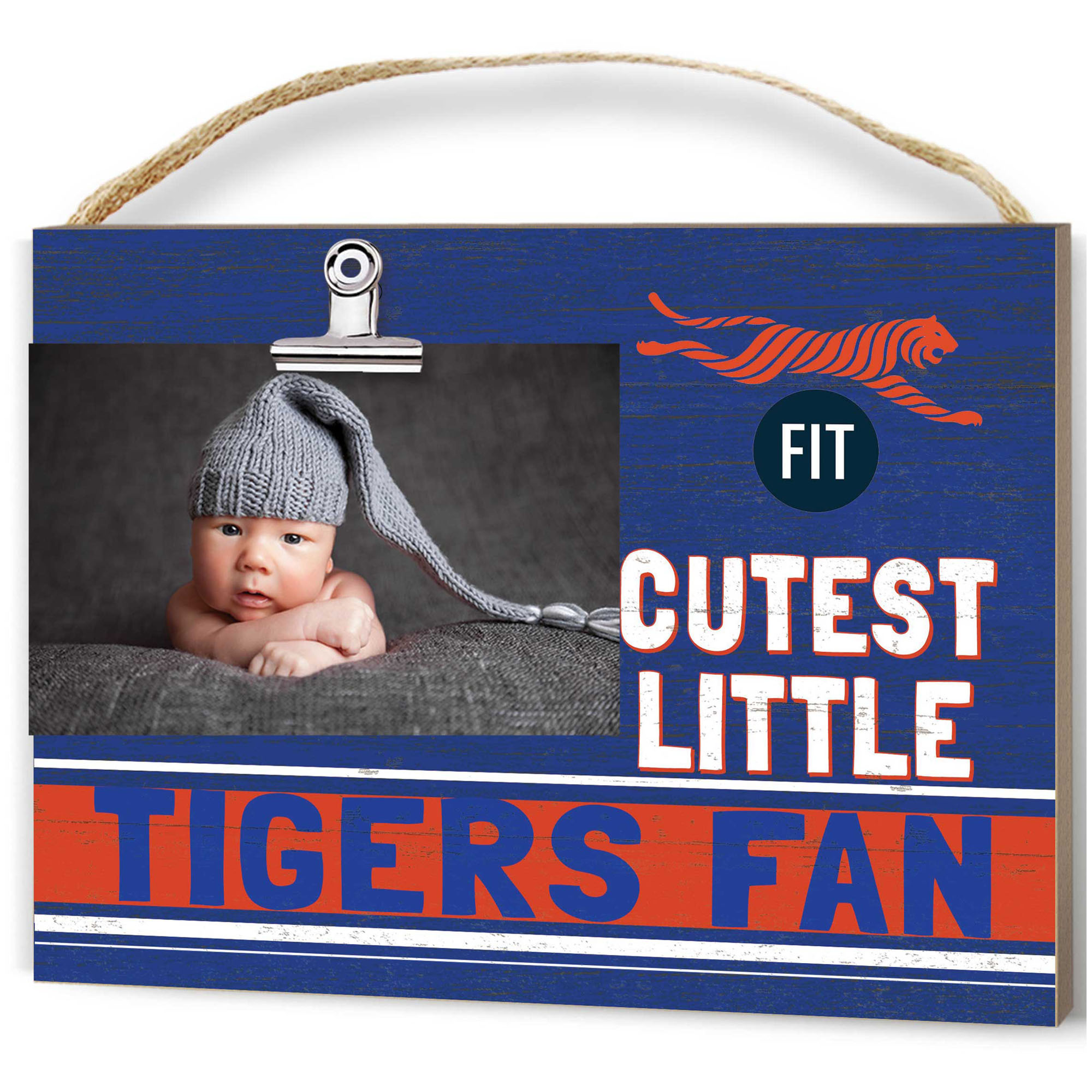 SUNY Fashion Institute of Technology Tigers 8" x 10" Cutest Little Team Logo Clip Photo Frame