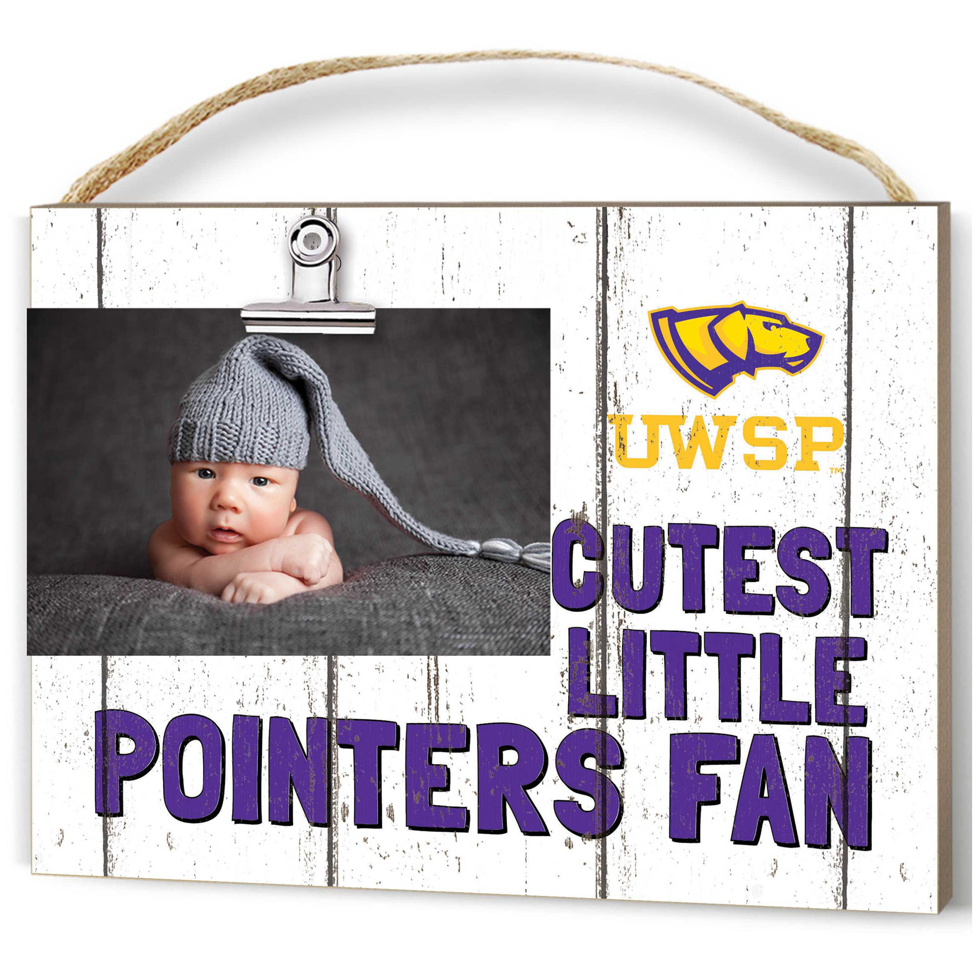 Wisconsin-Stevens Point Pointers 16" x 22" Cutest Little Weathered Logo Frame