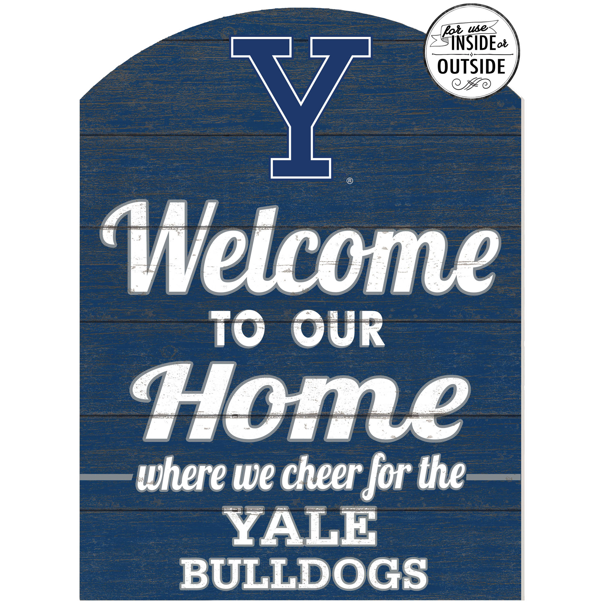 Yale Bulldogs 16'' x 22'' Indoor/Outdoor Marquee Sign