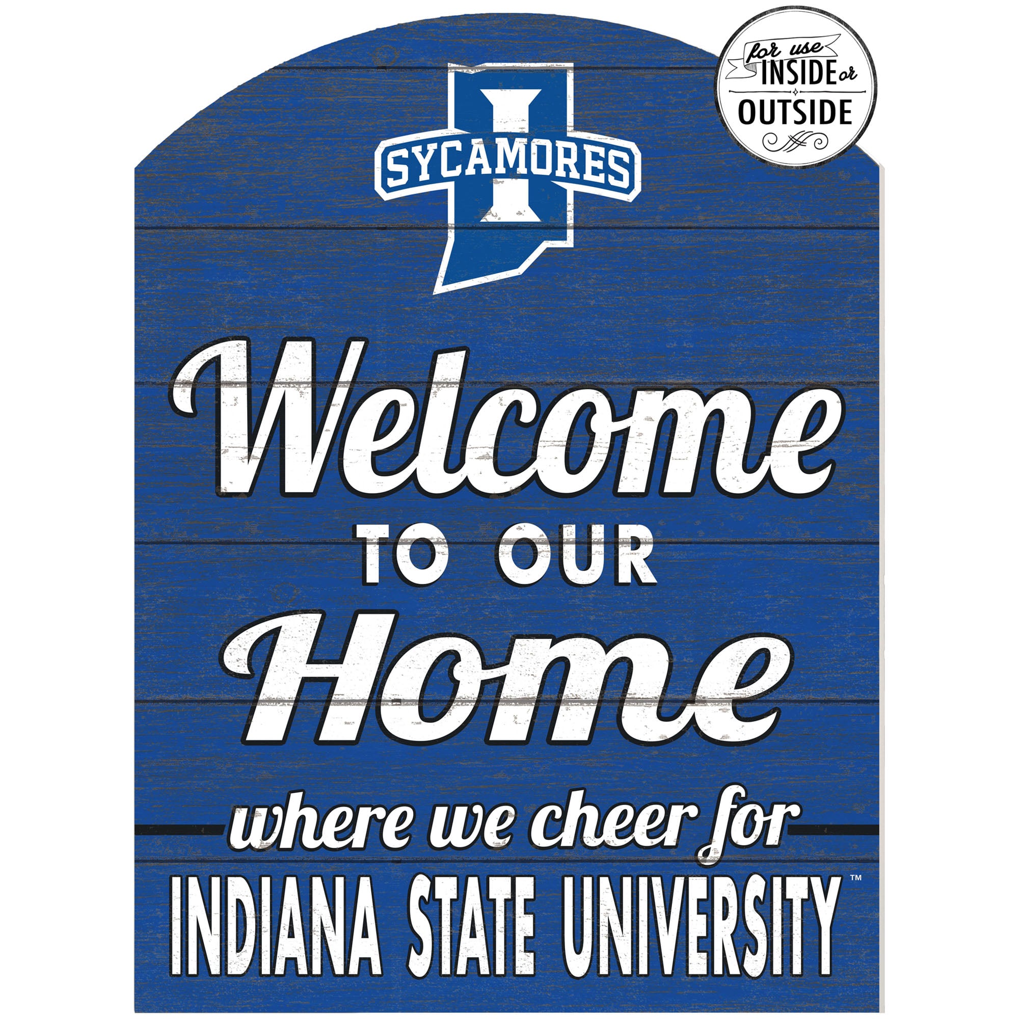 Indiana State Sycamores 16'' x 22'' Indoor/Outdoor Marquee Sign