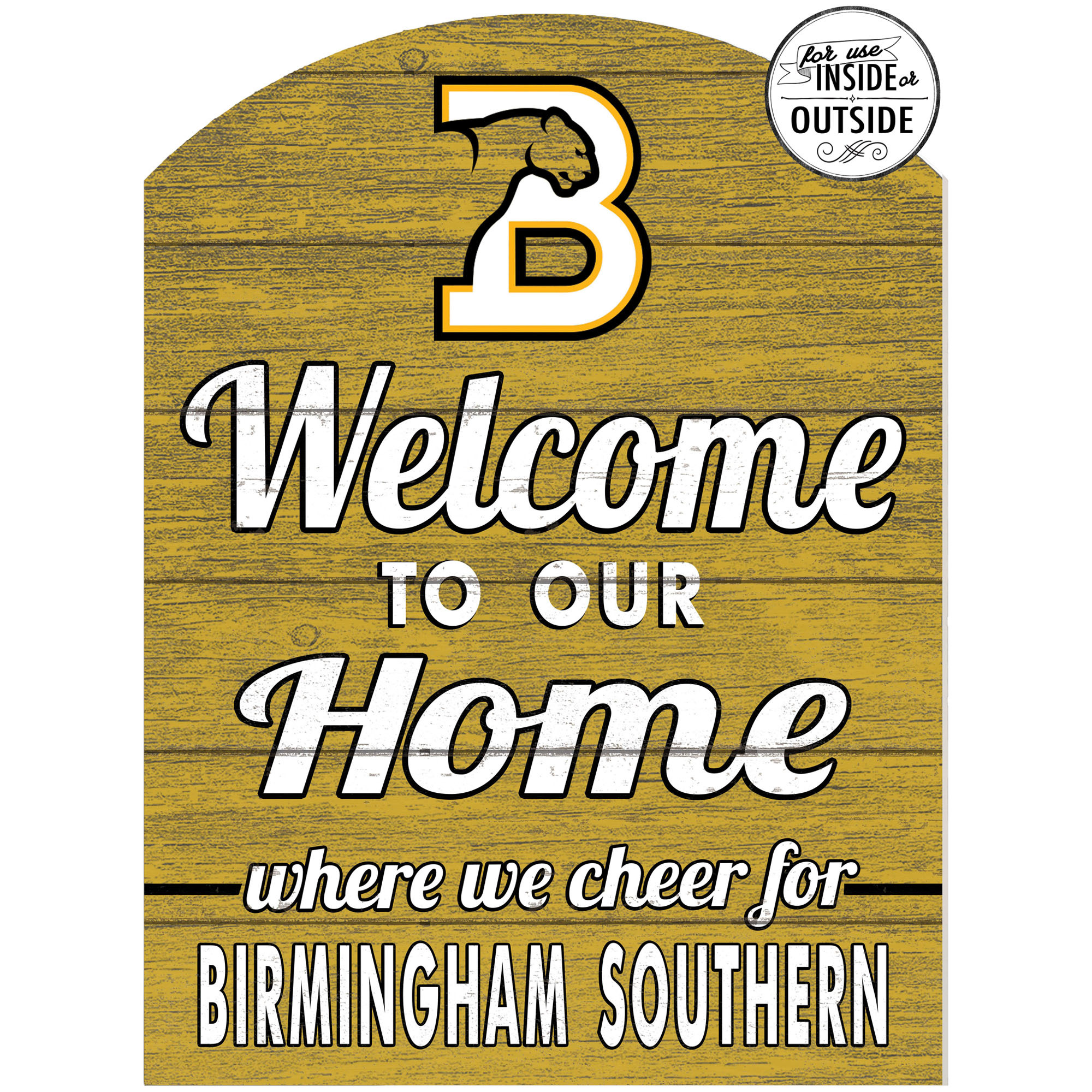 Birmingham-Southern Panthers 16'' x 22'' Indoor/Outdoor Marquee Sign