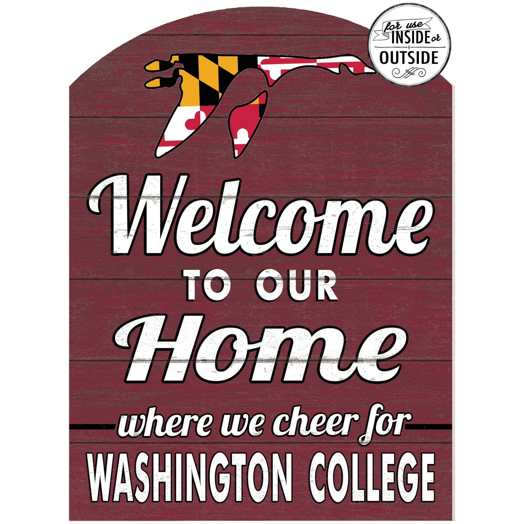 Washington College Shoremen 16'' x 22'' Indoor/Outdoor Marquee Sign
