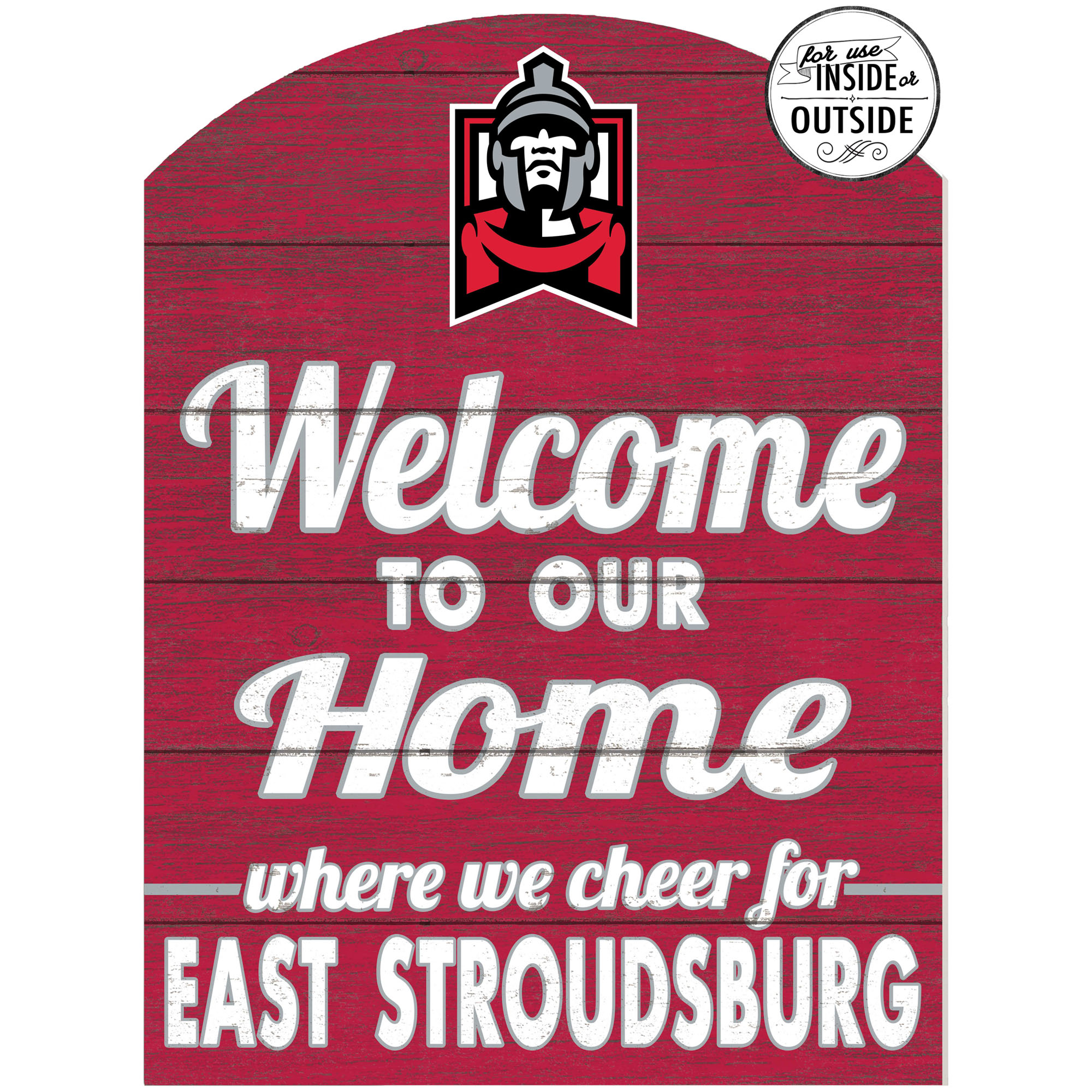 East Stroudsburg Warriors 16'' x 22'' Indoor/Outdoor Marquee Sign