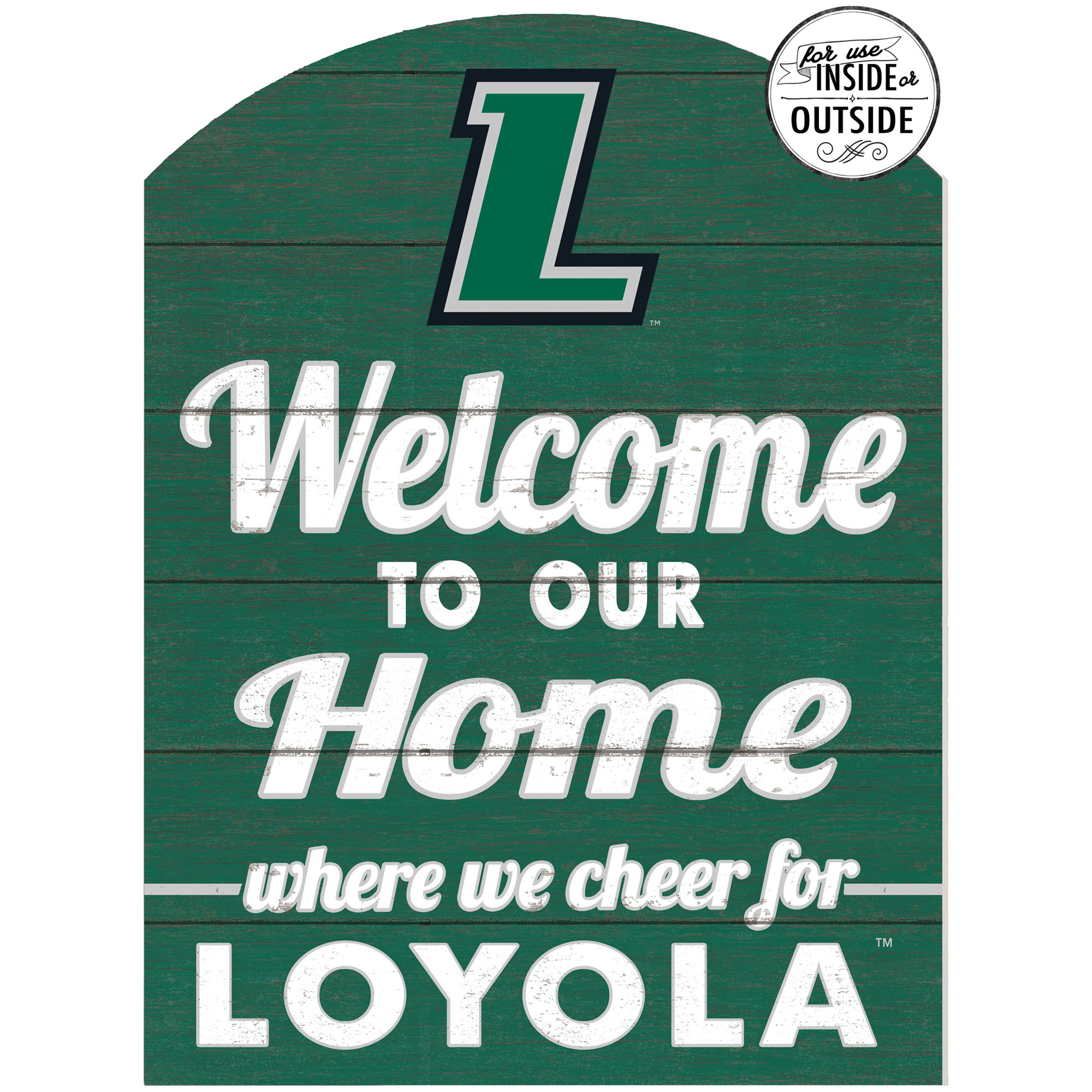 Loyola Greyhounds 16'' x 22'' Indoor/Outdoor Marquee Sign